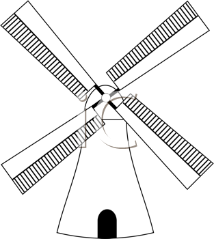 Windmill Clipart