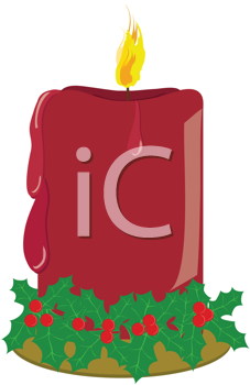Christmas Candles Clipart
