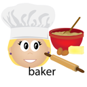 Baker Clipart