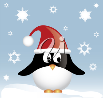 Christmas Penguin Clipart