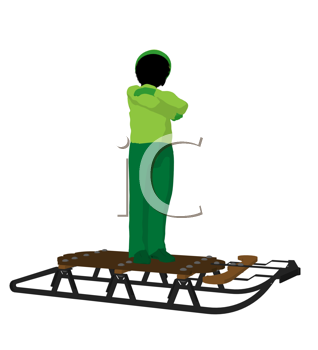 Santas Sled Clipart