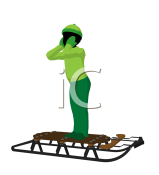 Santas Sled Clipart