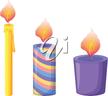 Christmas Candles Clipart