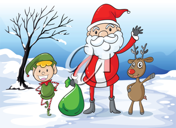 Christmas Elf Clipart