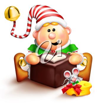 Christmas Elf Clipart