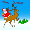 Santas Sleigh Clipart