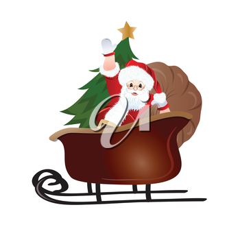 Santas Sleigh Clipart
