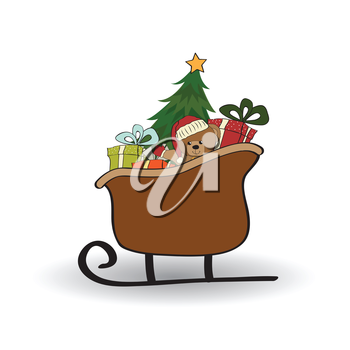 Santas Sleigh Clipart