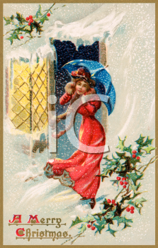 Victorian Christmas Clipart
