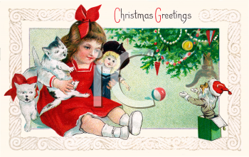 Victorian Christmas Clipart