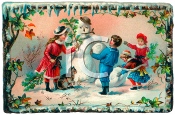 Victorian Christmas Clipart