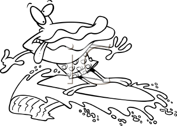 Surfing Clipart