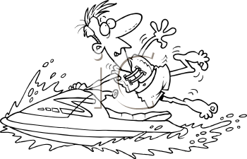 Skiing Clipart