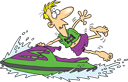 Skiing Clipart