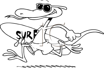 Surfing Clipart