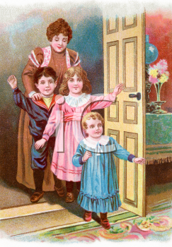 Victorian Christmas Clipart