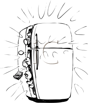 Refrigerator Clipart