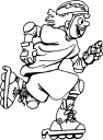 Skating Clipart