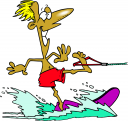 Skiing Clipart