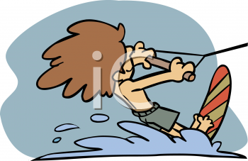Skiing Clipart