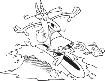 Surfing Clipart