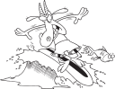Surfing Clipart