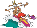 Surfing Clipart