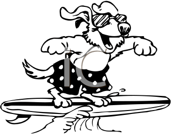 Surfing Clipart