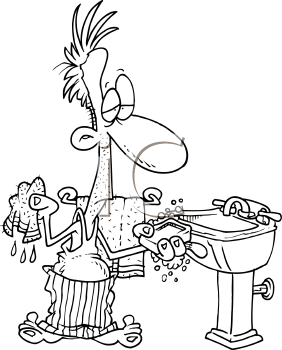 Bathroom on Royalty Free Clipart Of Cartoon