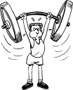Weightlifting Clipart