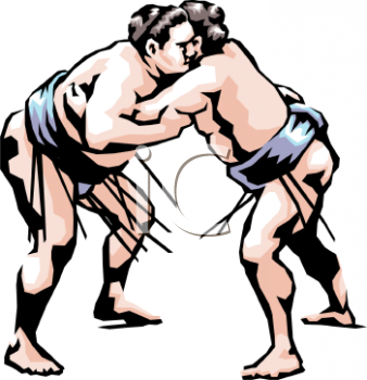 Wrestling Clipart