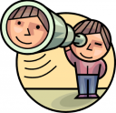 Astronomer Clipart