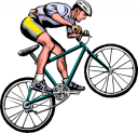Biking Clipart