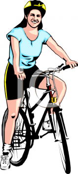 Biking Clipart