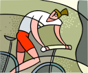 Biking Clipart