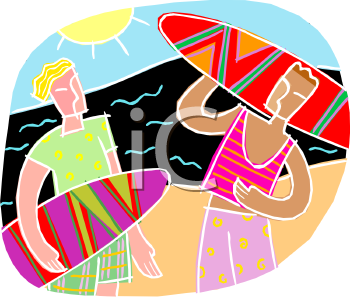 Surfing Clipart