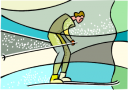 Skiing Clipart