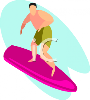 Surfing Clipart