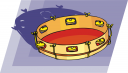 Tambourine Clipart