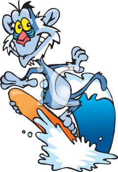 Surfing Clipart