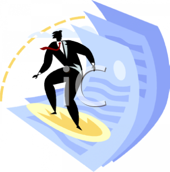Surfing Clipart