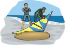 Windsurfing Clipart