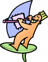 Windsurfing Clipart