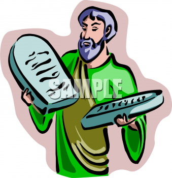 10 Commandments Clipart