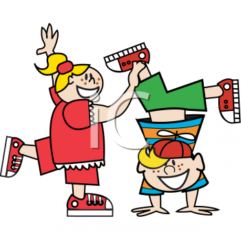 Clip Art Girl And Boy. Dance Clipart