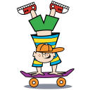 Skateboarding Clipart