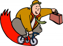 Biking Clipart
