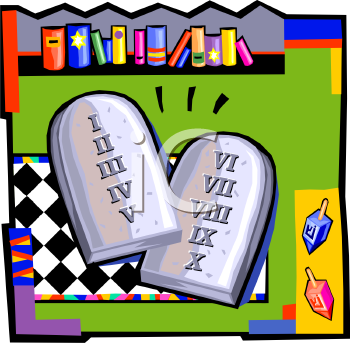 10 Commandments Clipart