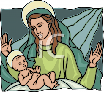 Virgin Mary Clipart
