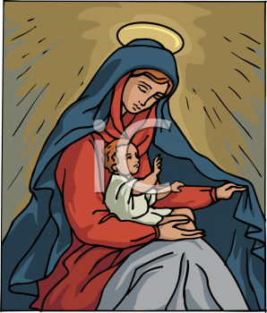 Virgin Mary Clipart